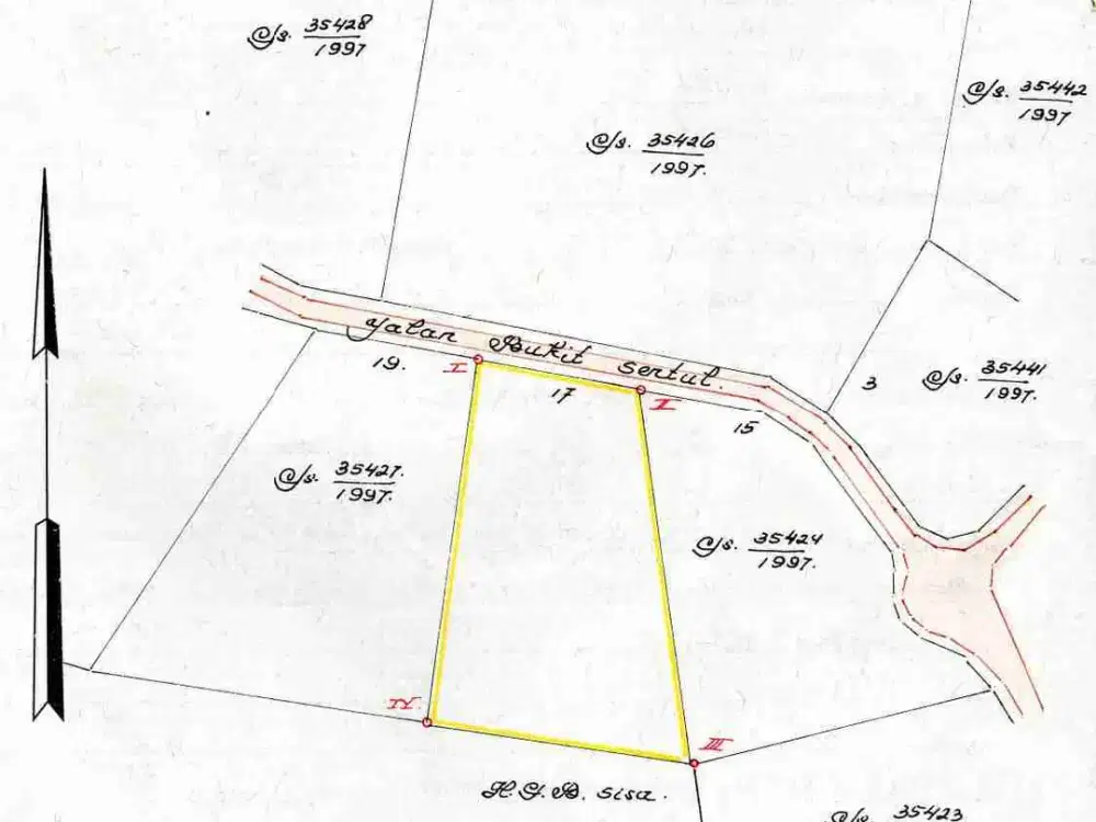 Dijual lahan cocok untuk investasi di Sentul City