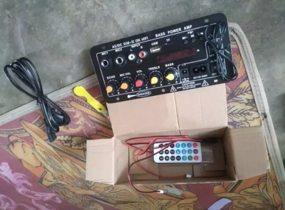 Amplifier bluetooth D30 versi Lcd