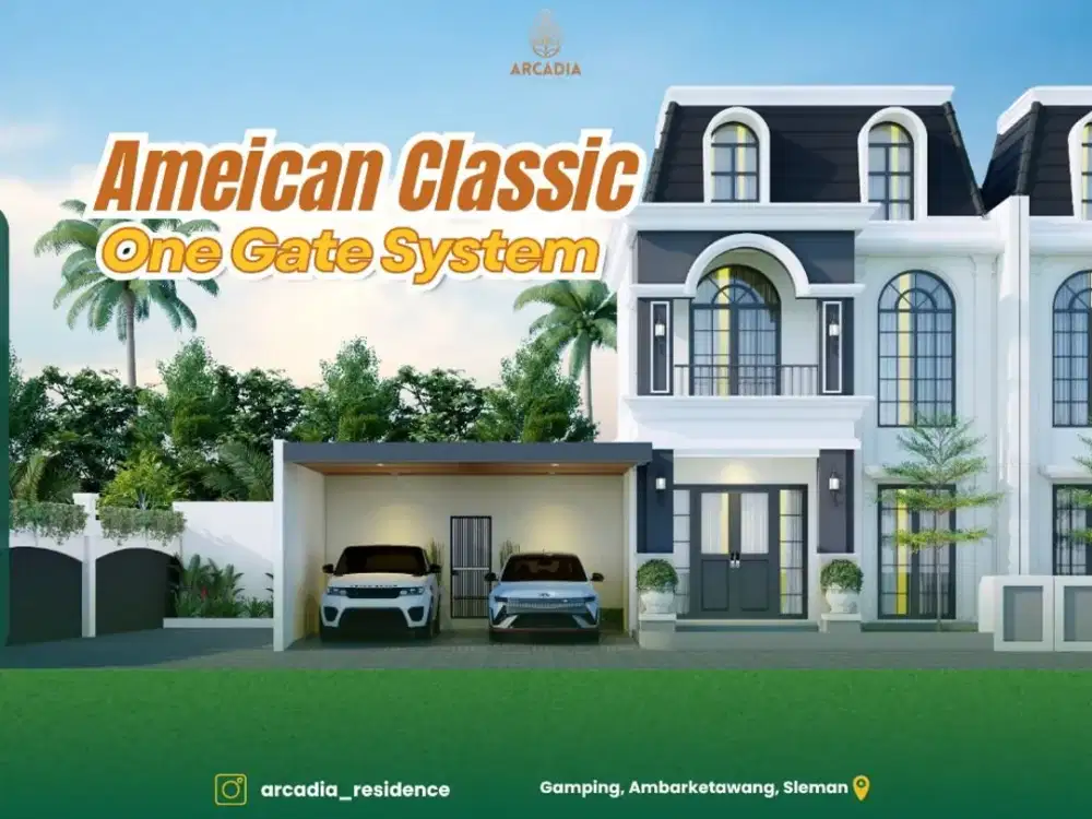 Rumah 3 Lantai di Gamping, Desain Megah & Lokasi Strategis!