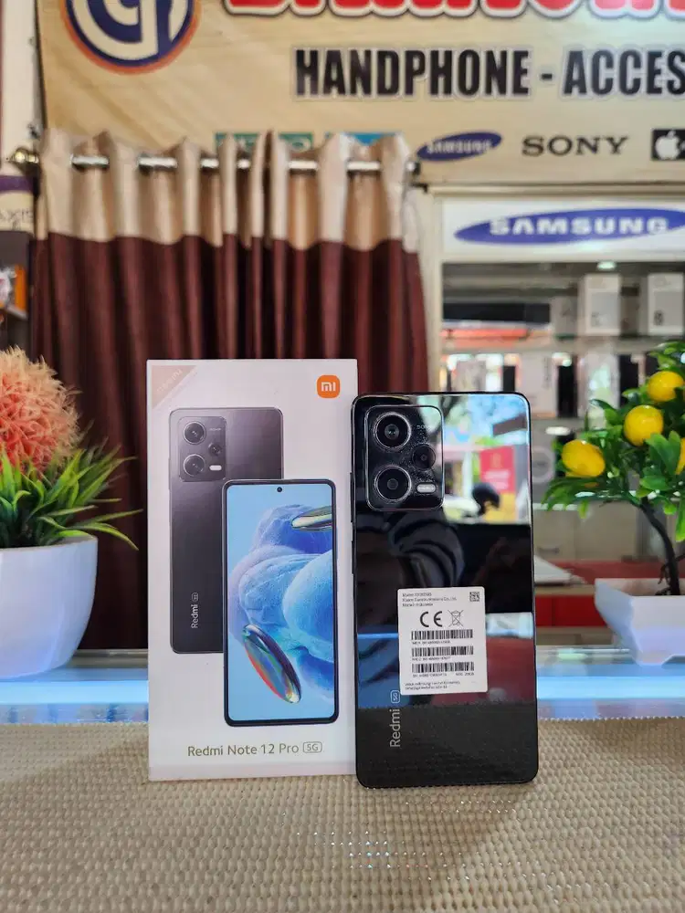 Redmi Note 12 Pro 5G Ram 8+8Gb/ 256Gb Fullset Mulus Ori 100% Brgaransi