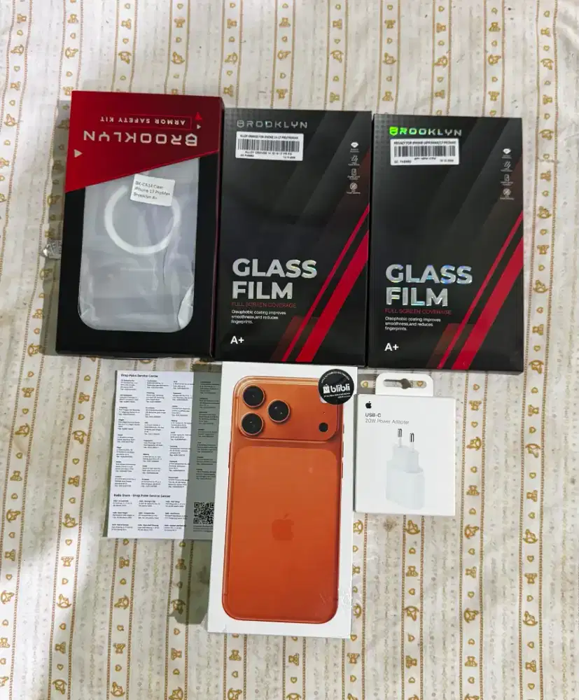 iPhone 17 ProMax 256Gb Cosmic Orange Baru, Segel & Garansi Resmi Bonus