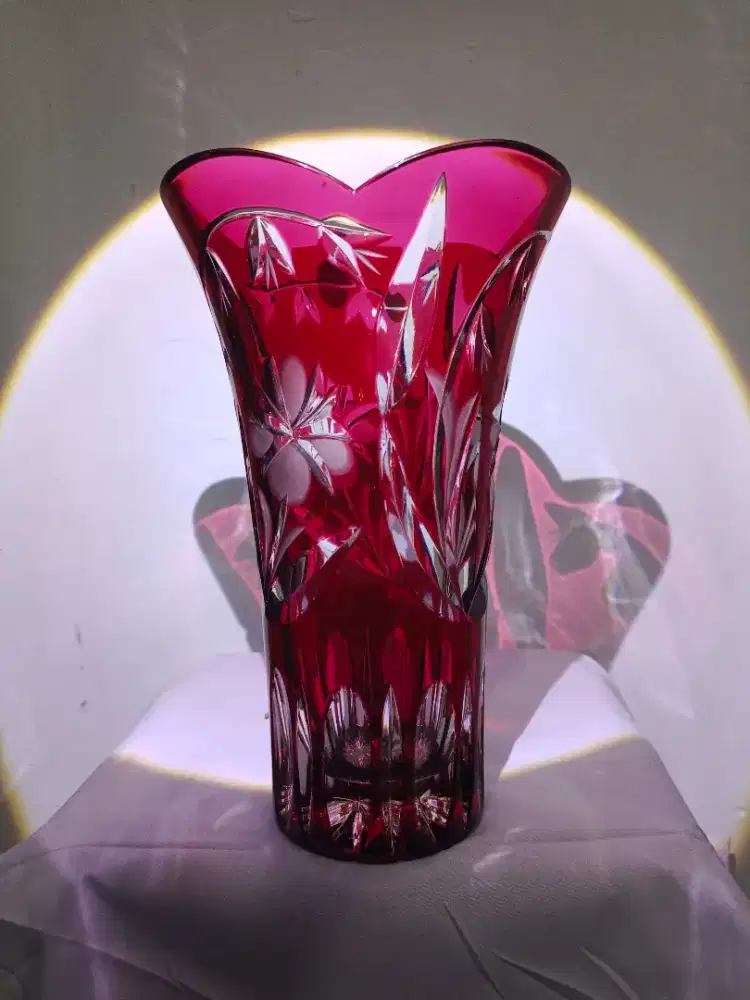 Vas crystal Jerman tinggi 25 cm