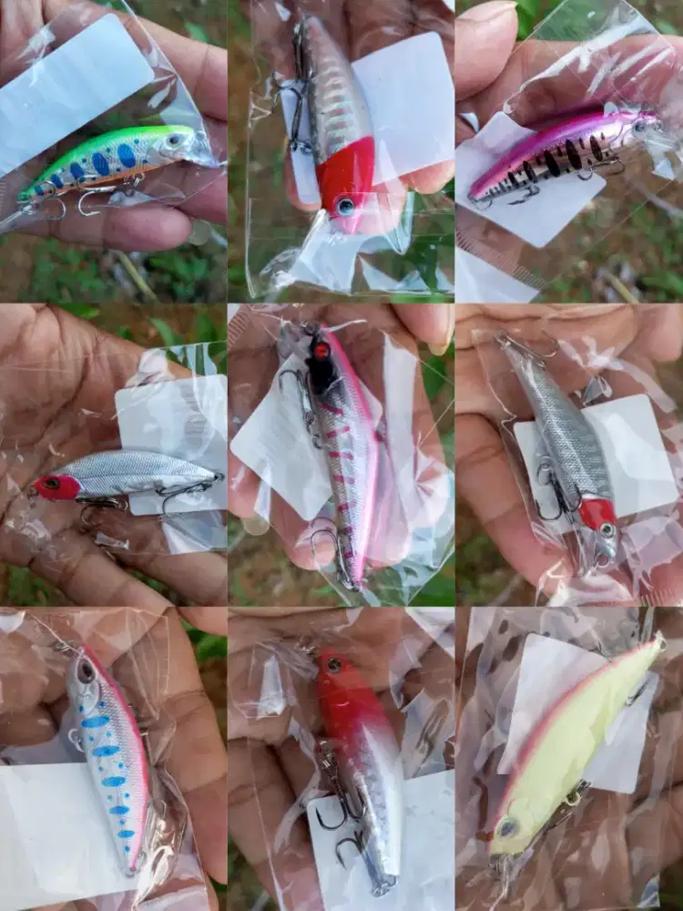 Umpan pancing Minnow casting Warna pilihan