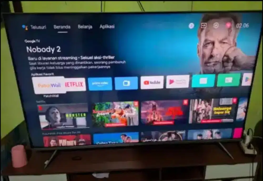Jual tv led merek xiaomi android 55 in fullset