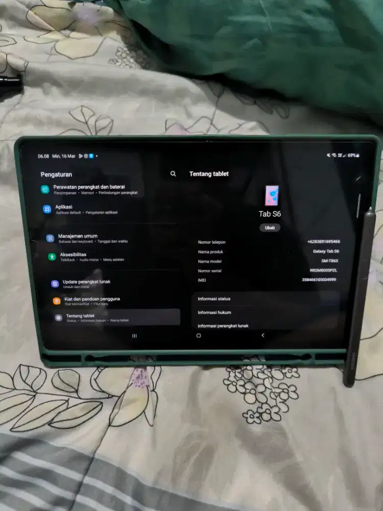 Samsung Tab S6 6/128 SEIN