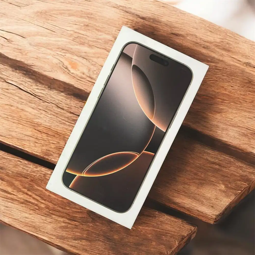 New segel iphone 16 pro max 256gb resmi iBox warna Desert Titanium