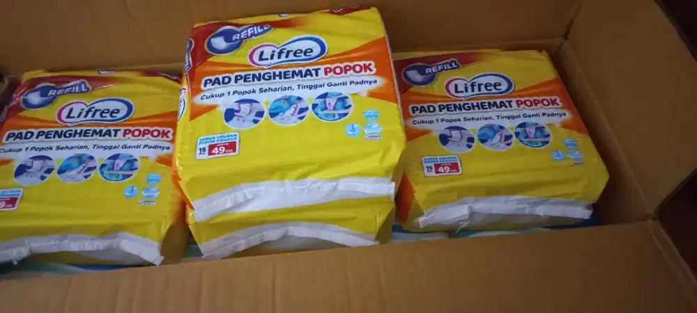 PAD LIfree (tambalan pempers)ukuran 49