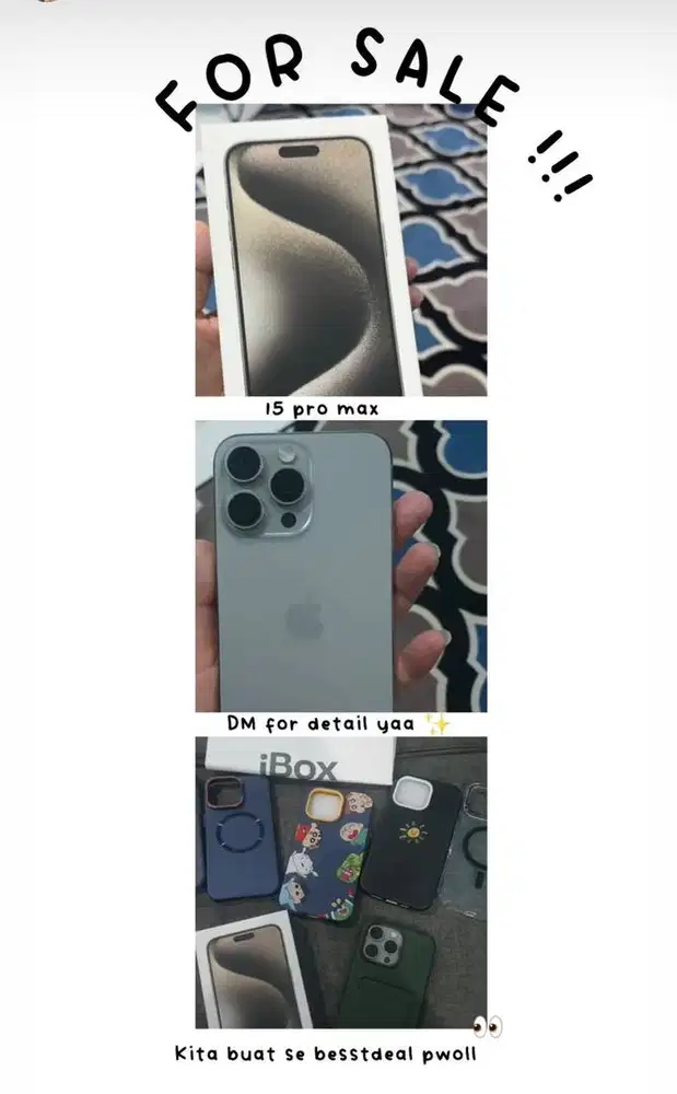 Iphone 15 pro max 256 gb (ibox)