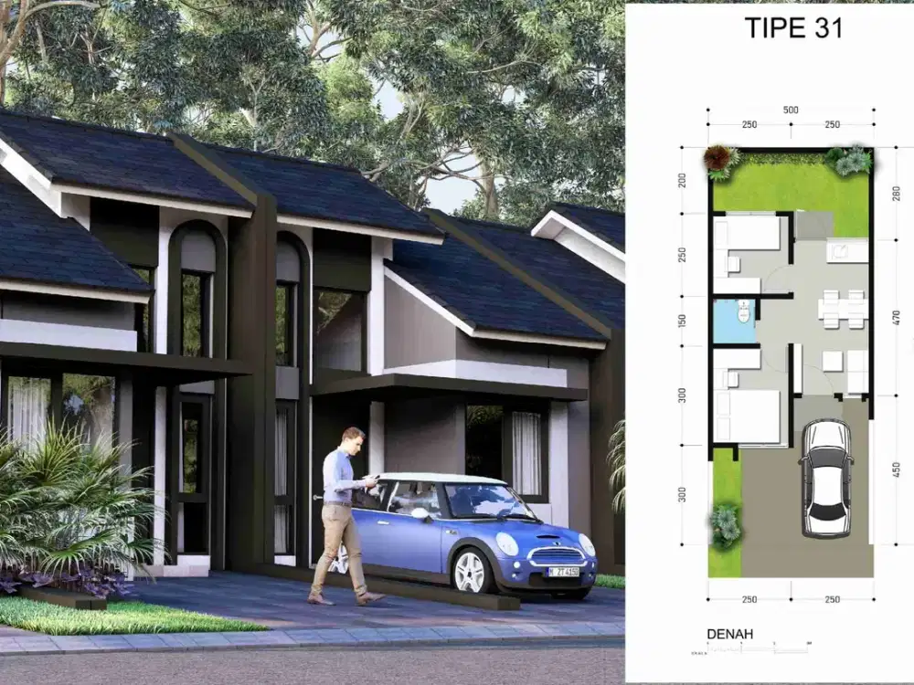 Cicilan 2Jutaan, Rumah Siap Huni, Sertipikat Sudah Pecah at Amara village