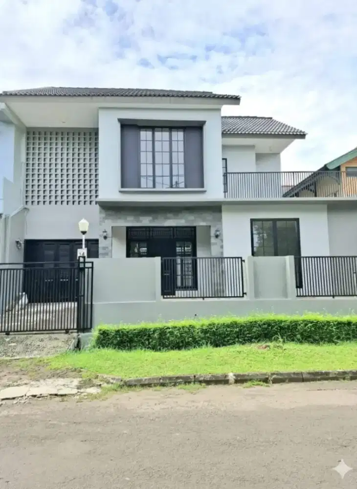 Dijual rumah hook akses jalan lebar dekat taman di sektor 5 bintaro
