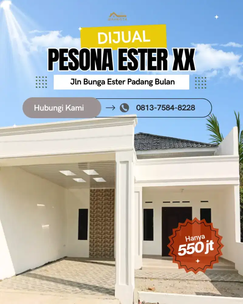 DESIGN ALAMI HADAP UTARA, DEKAT KE JALAN BESAR