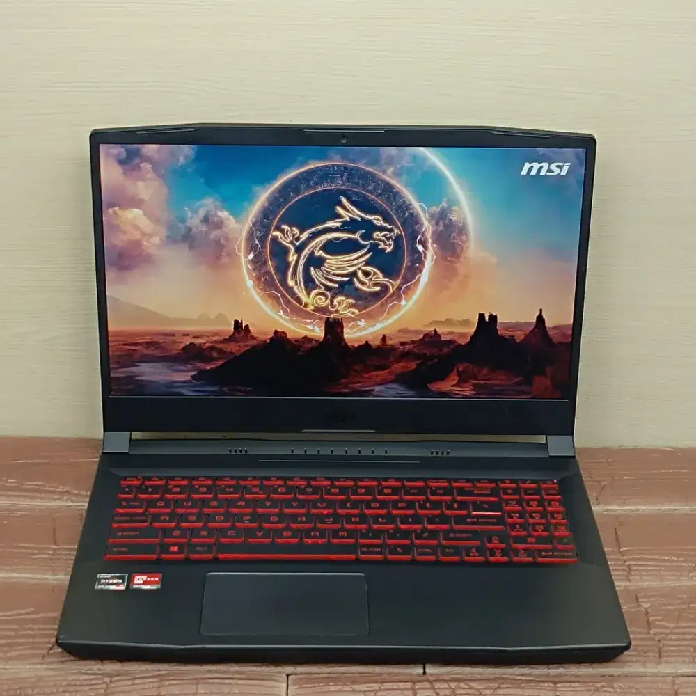 MSI GAMING Bravo 15 B5DD AMD RYZEN 7-5800H RAM 8GB SSD 512GB RX 5500M