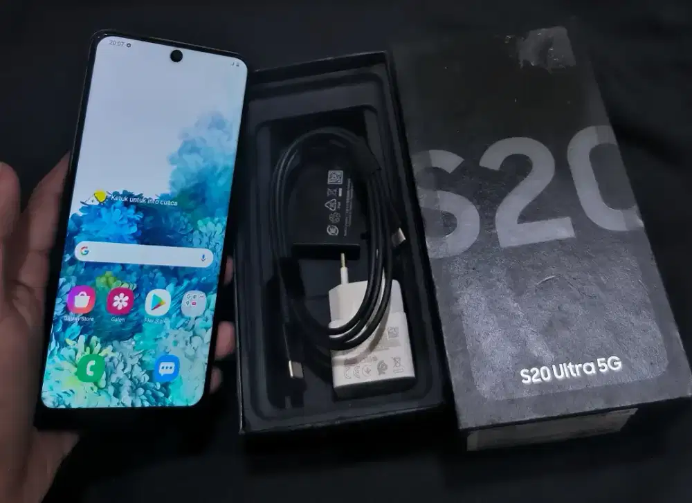 Samsung S20Ultra 5G Ram 12/128gb Fullset