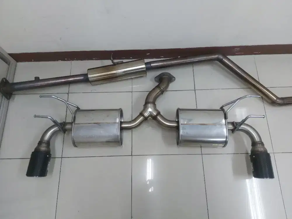 HKS LEGAL CARBON MUFFLER MAZDA 3 + Centerpipe ORDExhaust