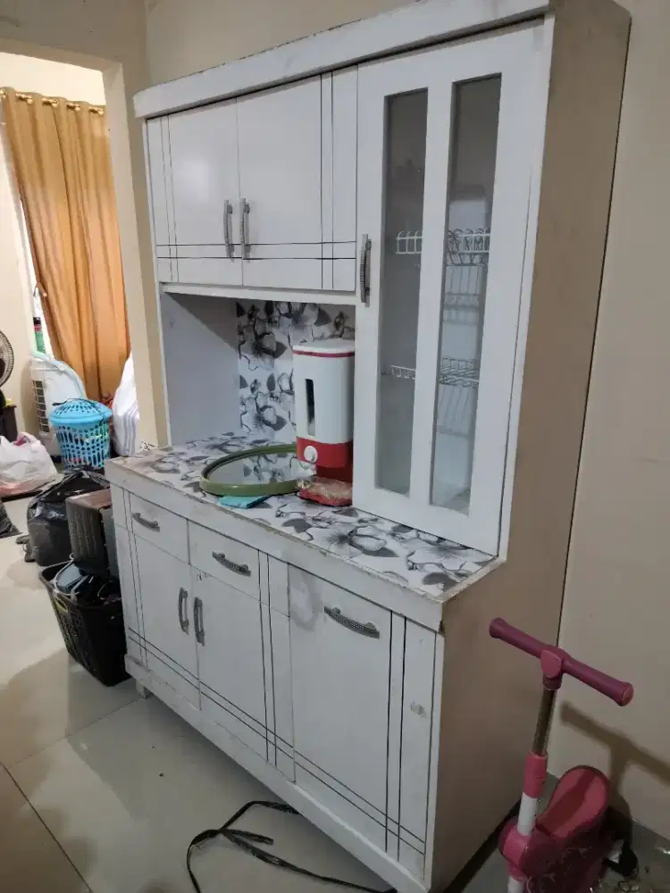 Dijual rak piring 3 pintu model terbaru