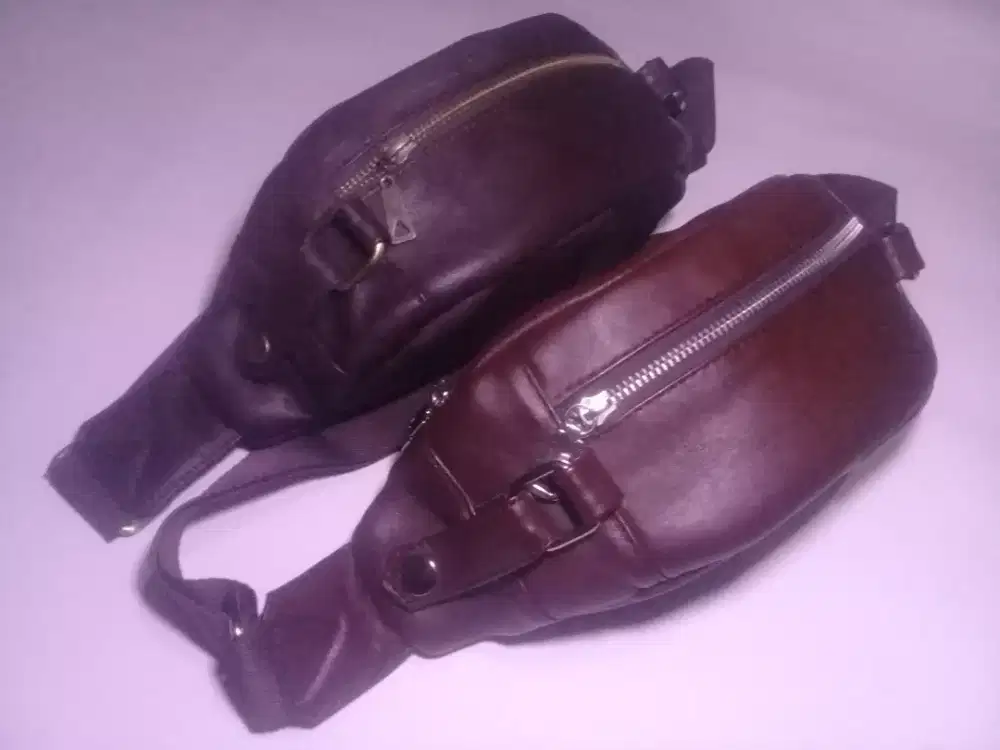 Tas Selempang Kulit Asli Domba