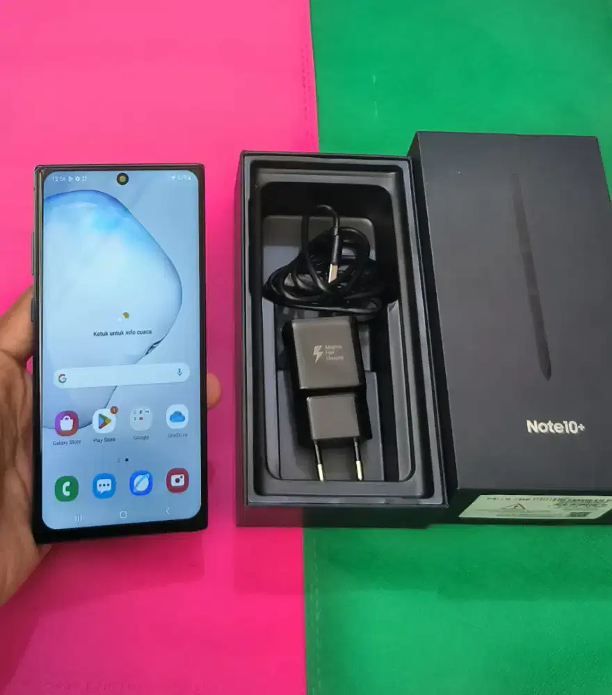 Samsung Note 10plus Ram 12/256gb Fullset
