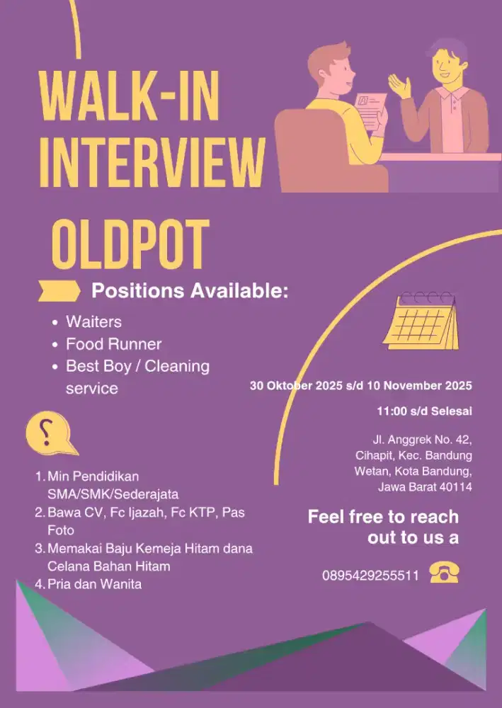 Loker untuk restoran