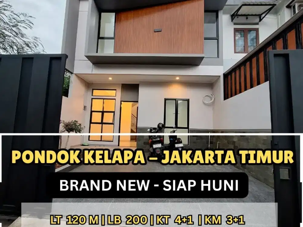 Rumah baru di pondok kelapa durensawit jakarta timur