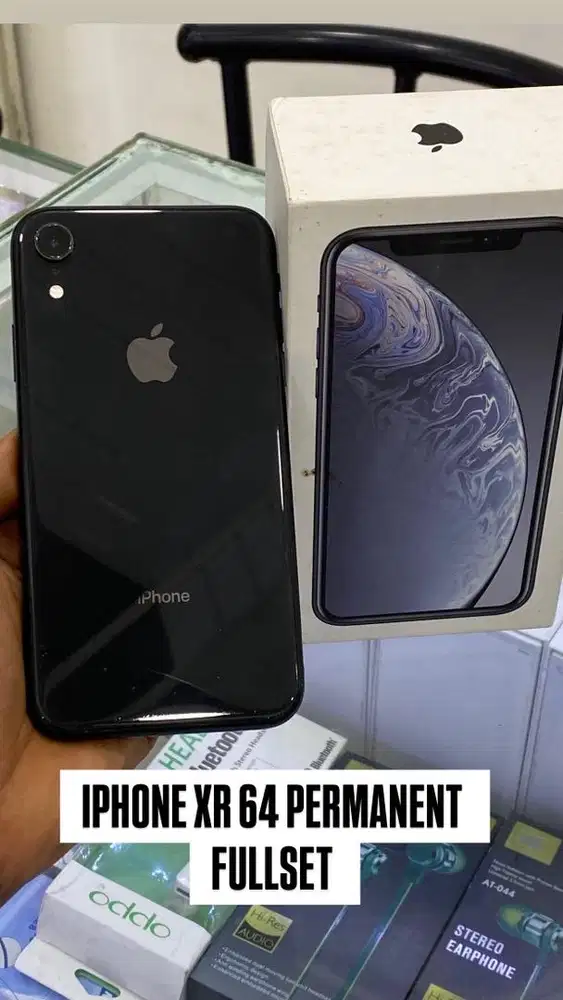 IPHONE XR 64 PERMANENT FULLSET ADA WHITE SPOT LCD DIKIT
