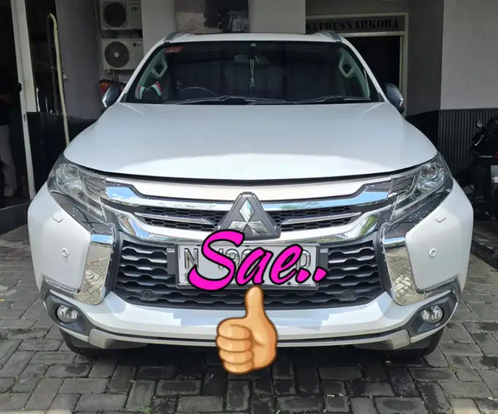 Pajero Sport dakar warna putih mutiara