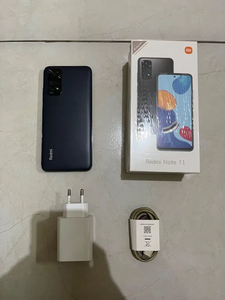 Xiaomi Redmi Note 11 4/128GB Black Resmi
