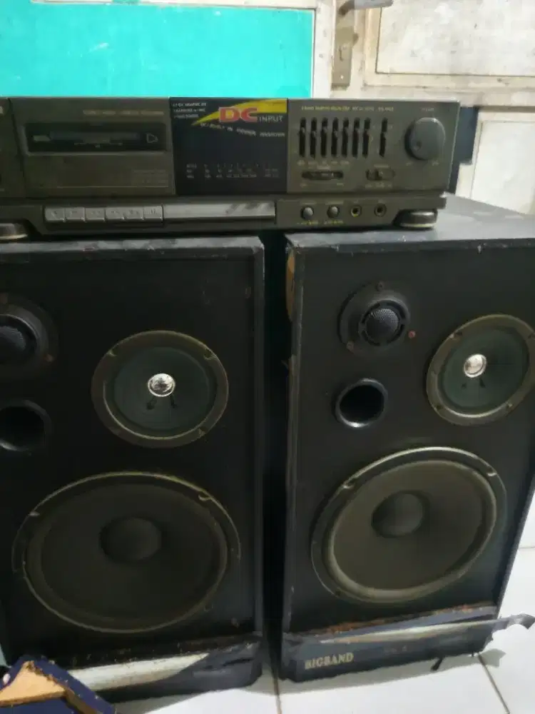 Dijual speaker dan tape dek big band DAT59CAD