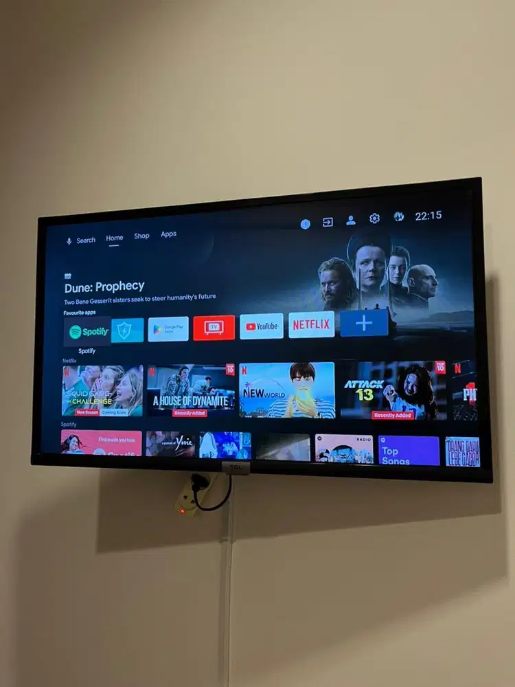 Jual Android TV TCL 32inch Kondisi Sangat Bagus