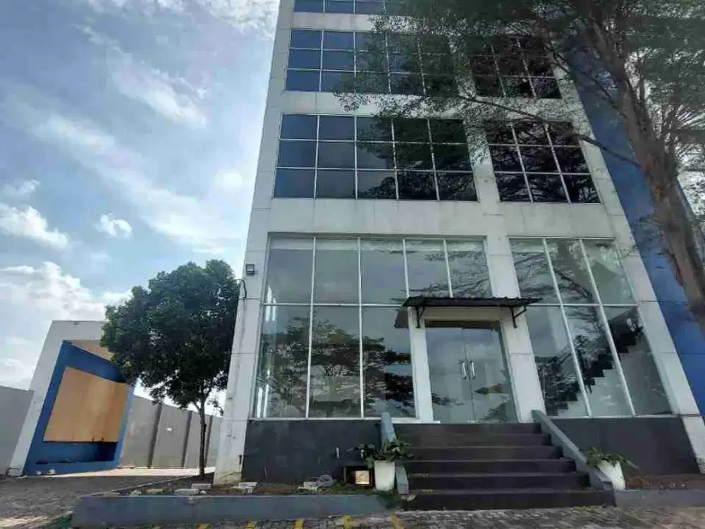 disewakan gedung 4 lantai ada basement di harapan indah bekasi