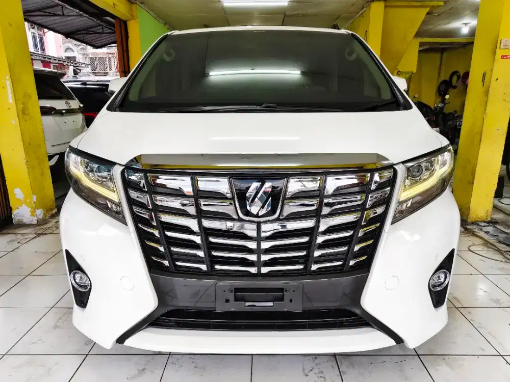 LOW KM 70RB.! TOYOTA ALPHARD 2.5 G SUNROOF AT 2017 MATIC ATPM TOP 2018