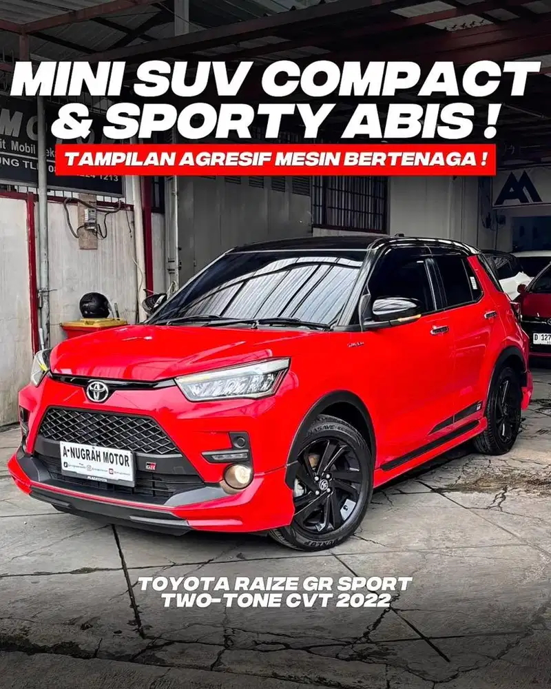 KILOMETER RENDAH !! Toyota RAIZE TURBO GR TWO TONE MATIC 2022 || ANM