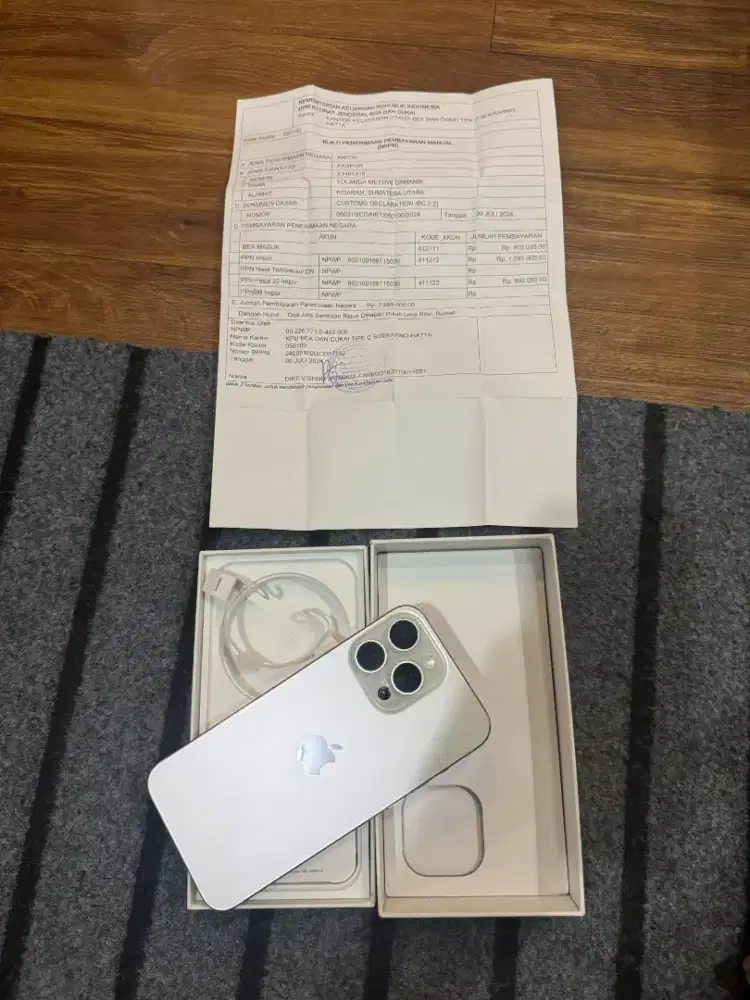 I-Phone 15 pro max cukai 256 GB fullset