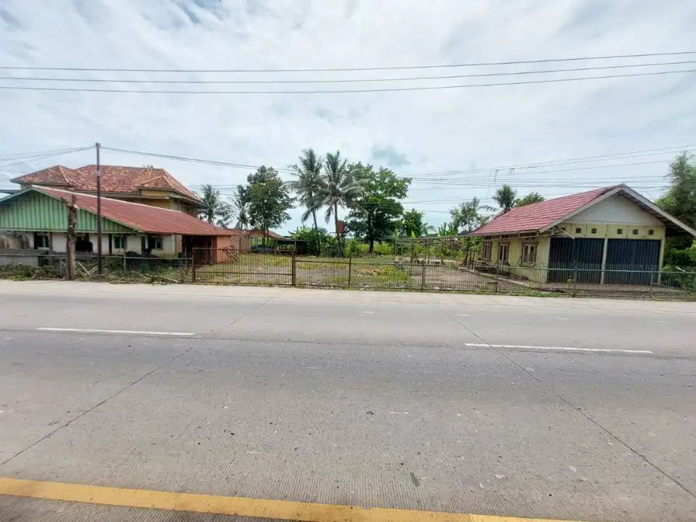 Tanah Pinggir Jalan Kota Palembang Musi 2 dekat Tol Palembang