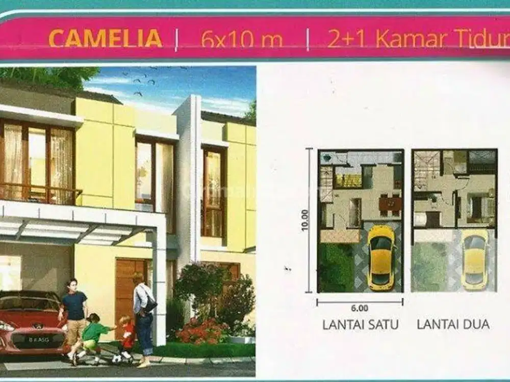 Dijual Rumah type camelia 6x10 di Cluster Cleveland PIK2