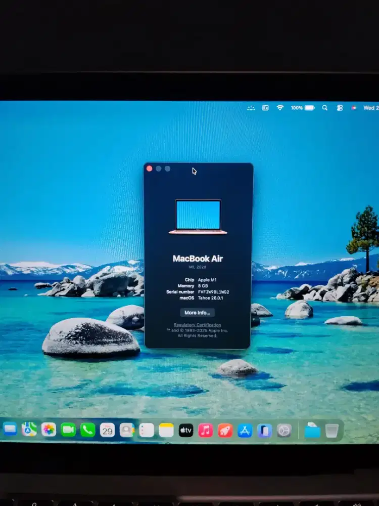 MacBook Air M1 8/256 [BH 98%] Fullset Rose Gold