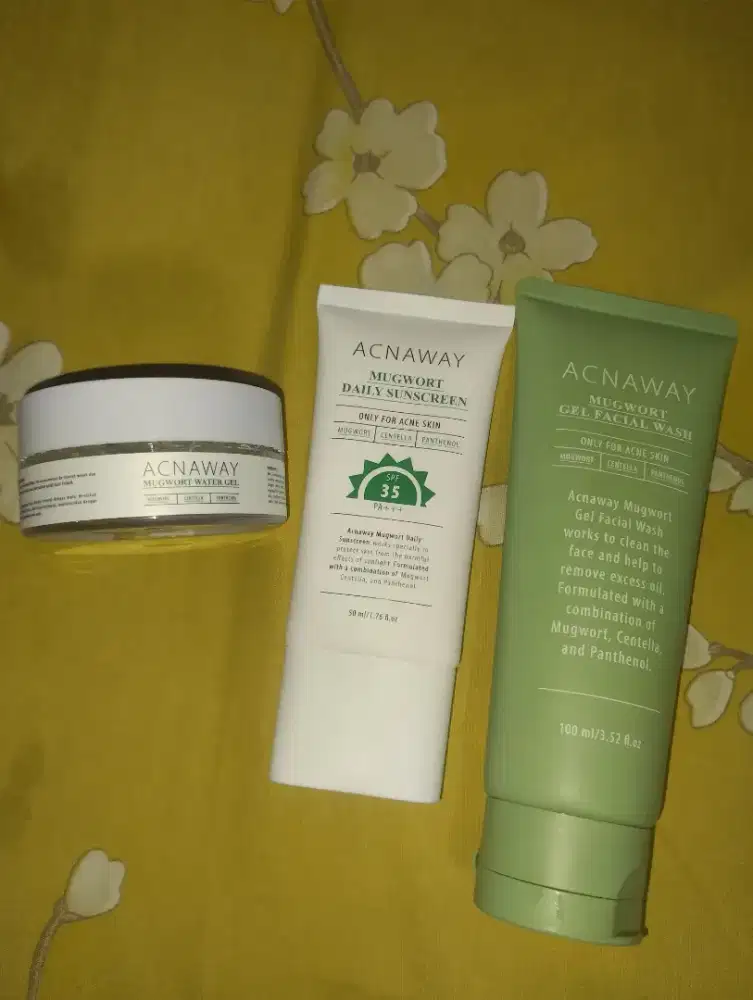preloved paket skincare Acnaway dapat sepaket