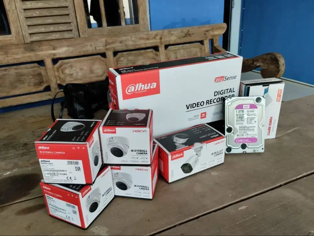 Paket CCTV DAHUA Full Set – WizSense HDCVI | Gambar Jernih Aman 24 Jam