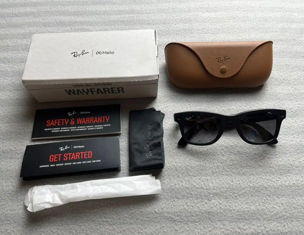 Rayban Meta Wayfarer New Fullset Smart glasses
