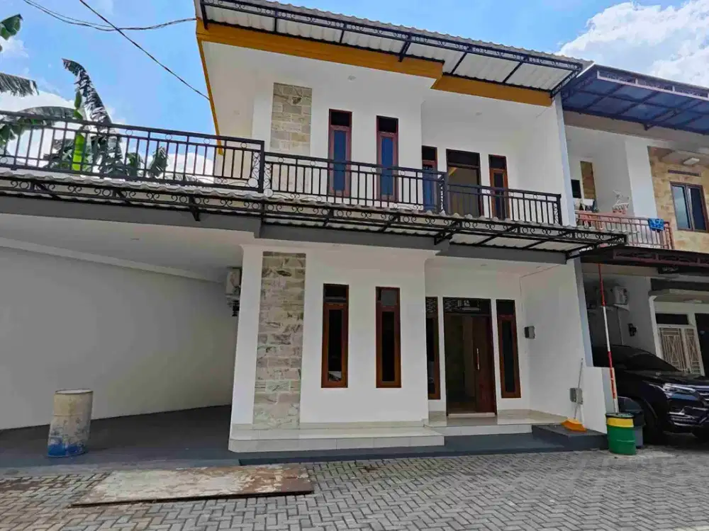 DIJUAL RUMAH MODERN MINIMALIS DALAM CLUSTER DI KARANG TENGAH