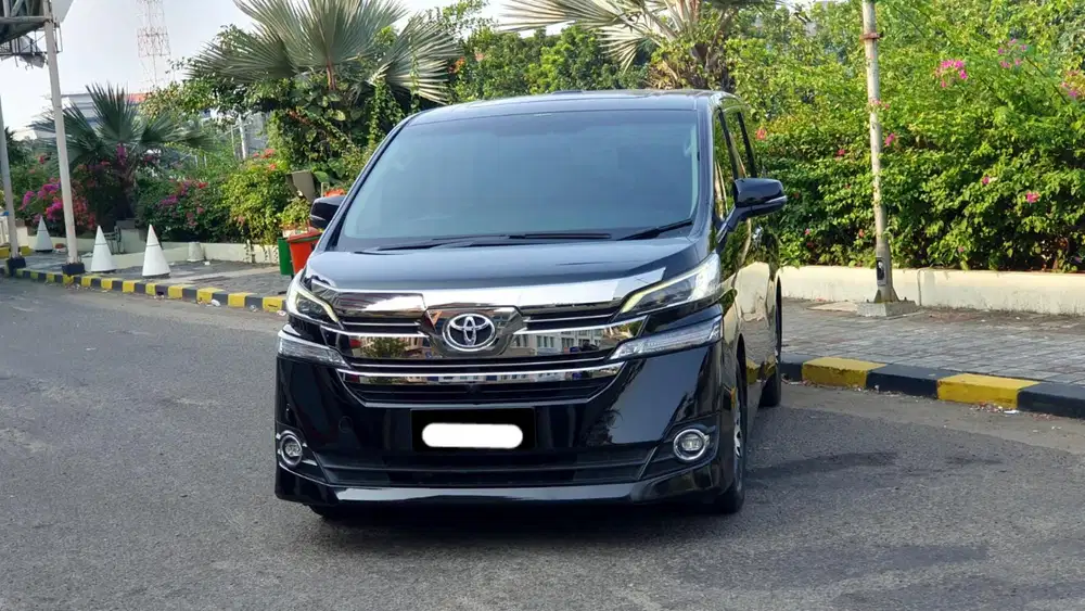 Toyota vellfire g atpm 2017 hitam sunroof