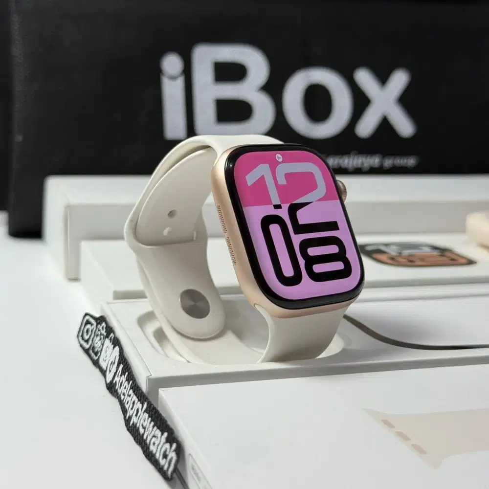 Iwatch Series 10 46mm iBox Rosegold bh 100%