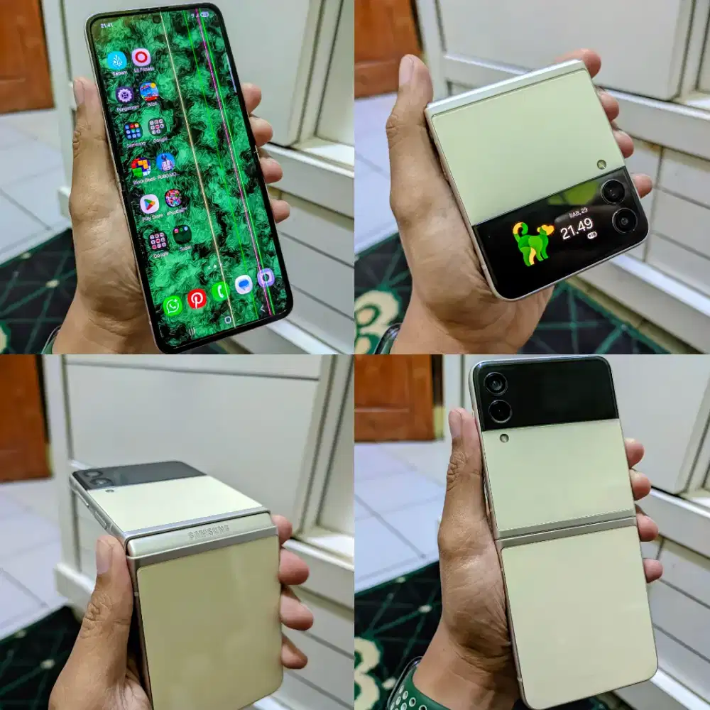 Samsung Z Flip3 5G Ram 8/256
(Minus Green Line)