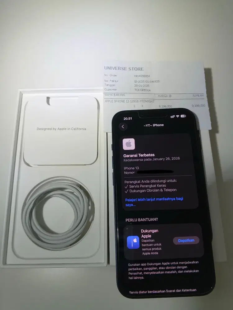 iPhone 13 128GB Garansi iBox 2026 Resmi Indo Like new bonus no pro max