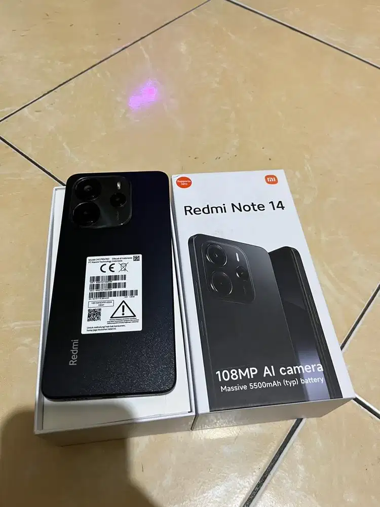 Redmi note 14 8/128 hitam