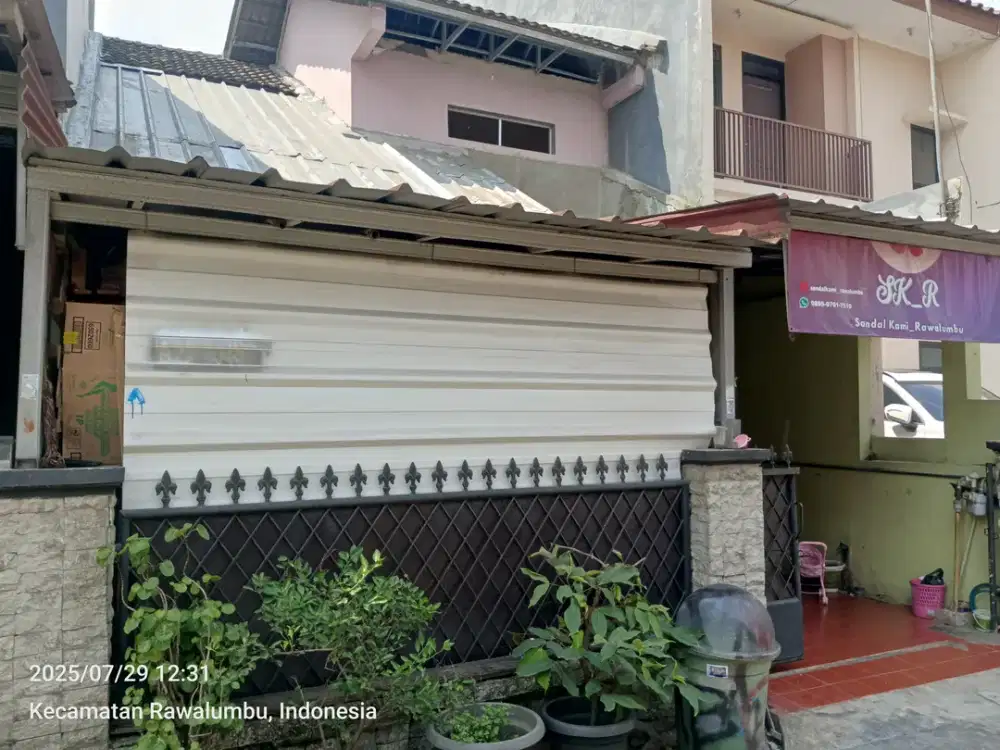 Jual rumah Rawalumbu 2lt dkt Masjid dan taman