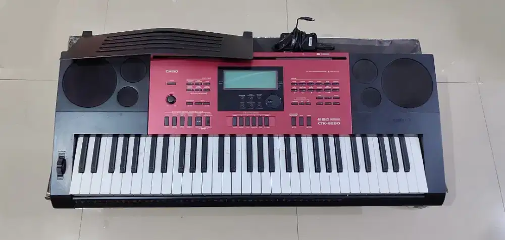 Casio CTK-6250 Lengkap, bisa SD Card