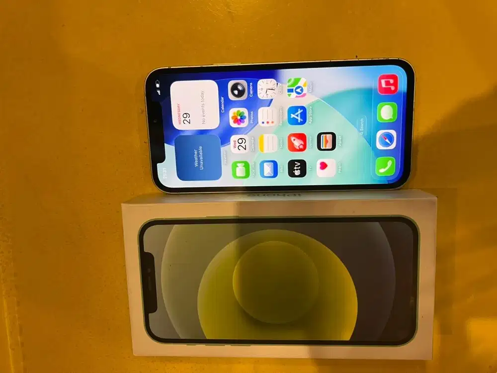 iphone 12 128gb hijau tosca