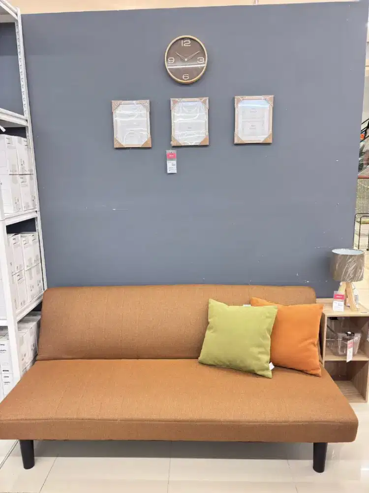 SELMA RELAX SOFA BED GREY/BROWN