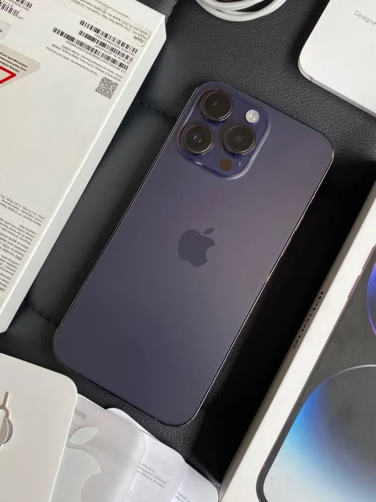 iPhone 14 Promax Deep Purple 256GB iBox, BH 90% Ori, Bisa cek 3utools
