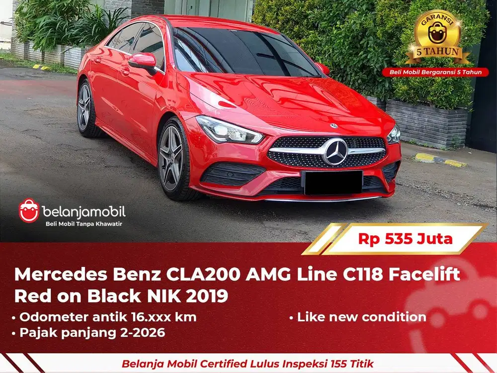 [ LOW KM ] Mercedes Benz Mercy CLA200 CLA 200 AMG Line C118 2019/2020